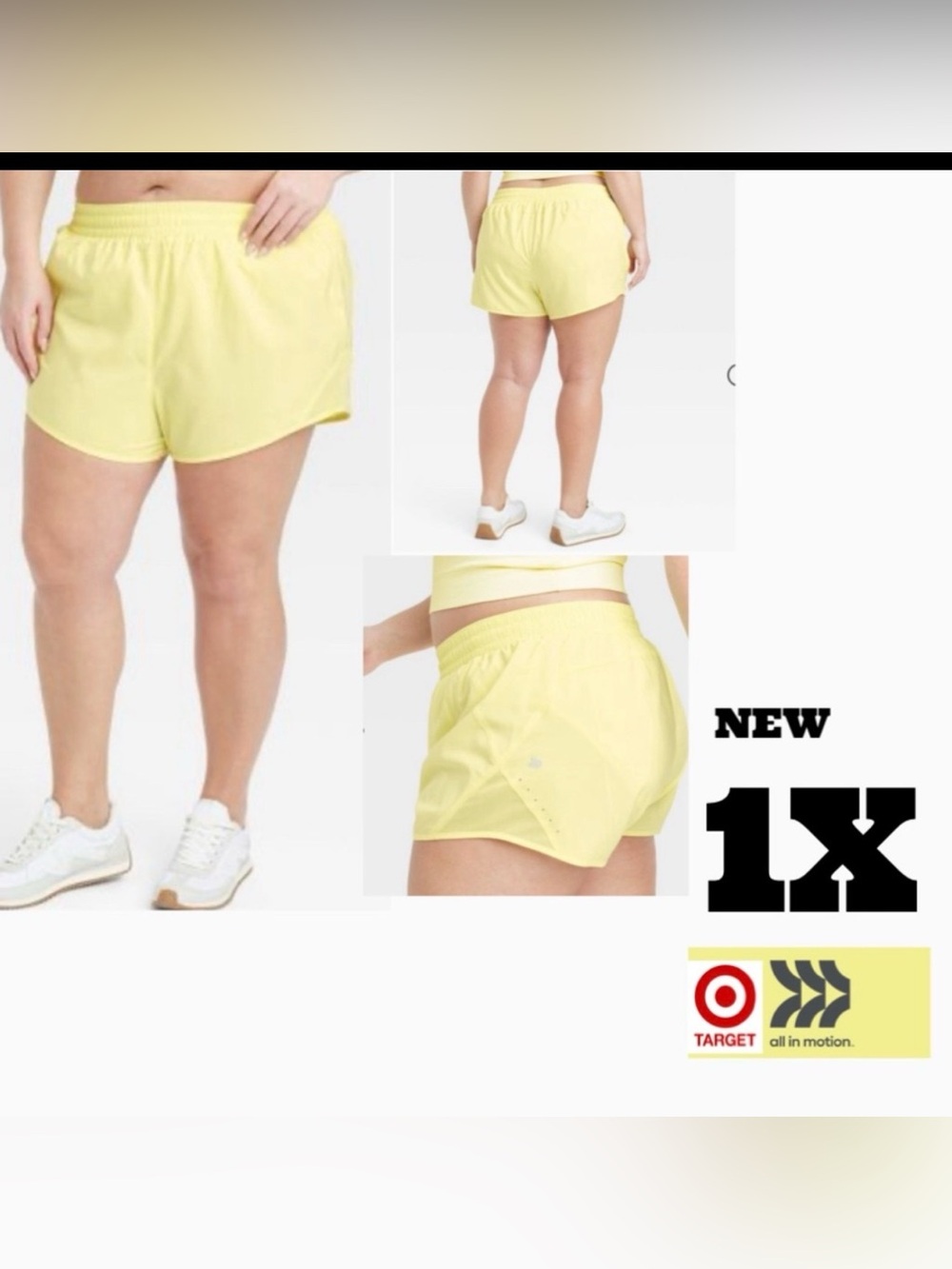 1X athletic Running lined shorts by All in Motion